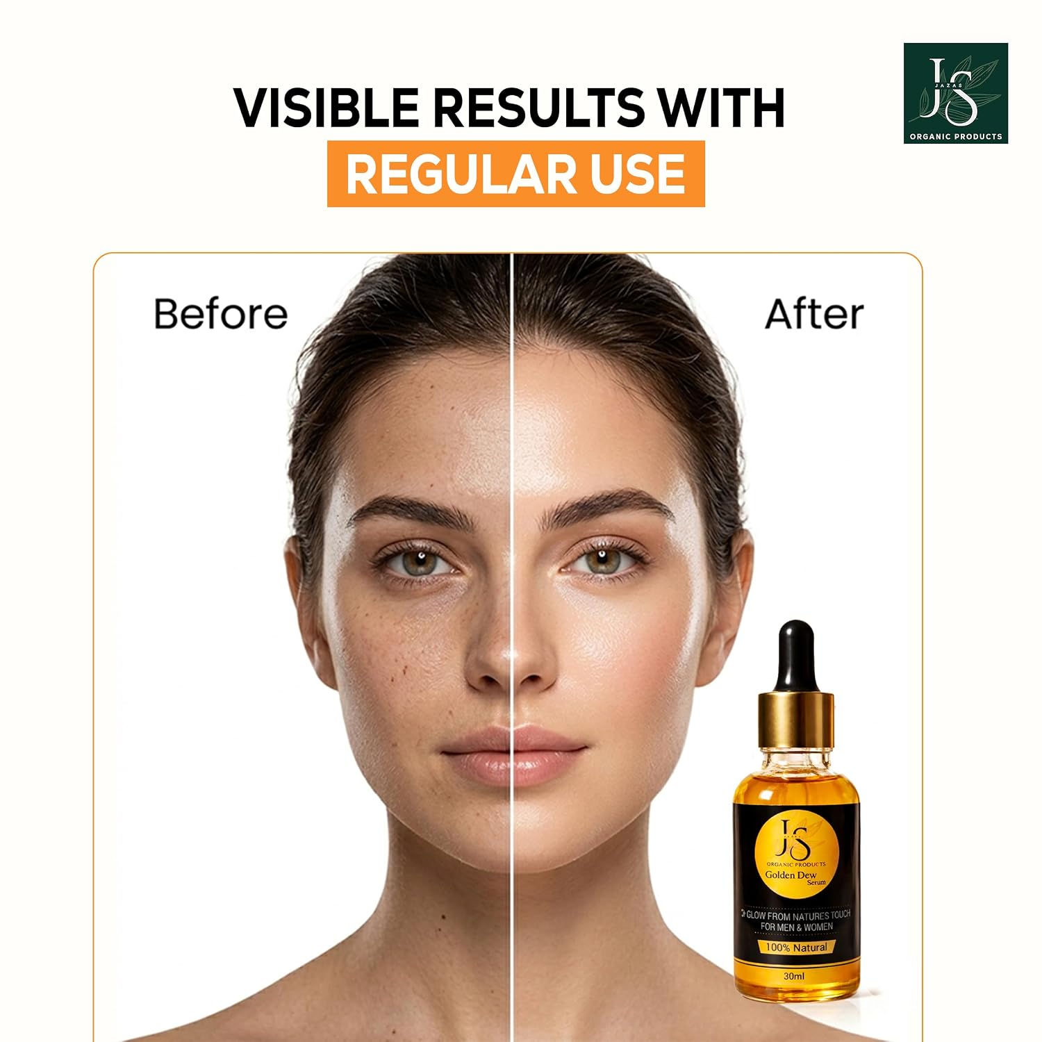 JAZA's Golden Dew Serum - 30 ml - Image 4